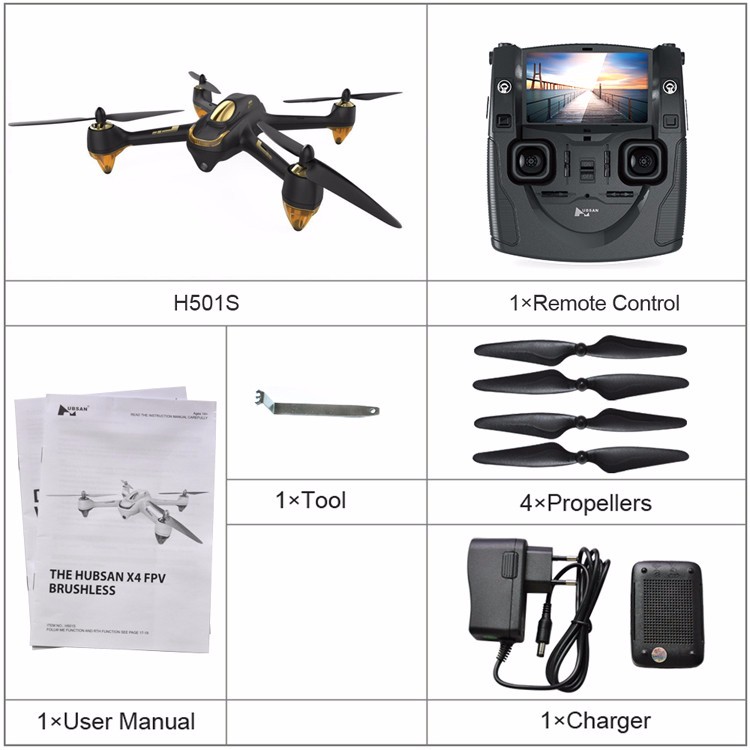 Hubsan-H501S-X4-58G-FPV-Brushless-Mit-1080P-HD-Kamera-GPS-Follow-Me-Houmlhenhaltemodus-RTH-LCD-RC-Dr-2000820-9